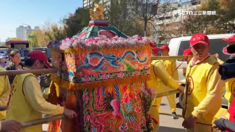 山邊媽祖來到台中賜福