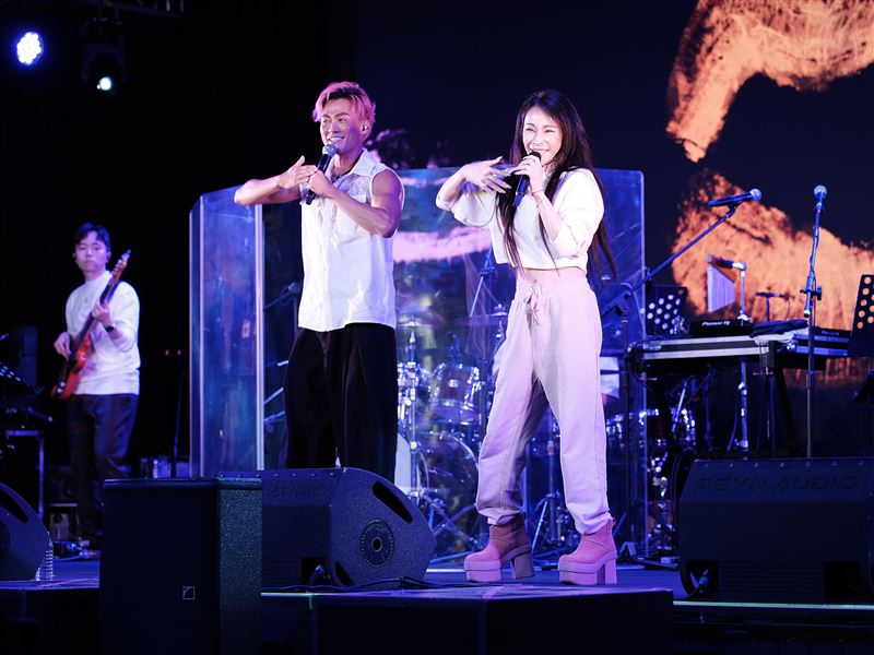 林俊逸邀請温嵐擔任嘉賓。（圖／媒體棧提供）