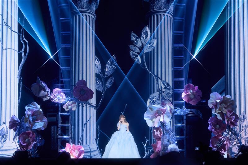 王心凌在台北小巨蛋開唱。(圖/寬宏藝術 X 天晴娛樂)