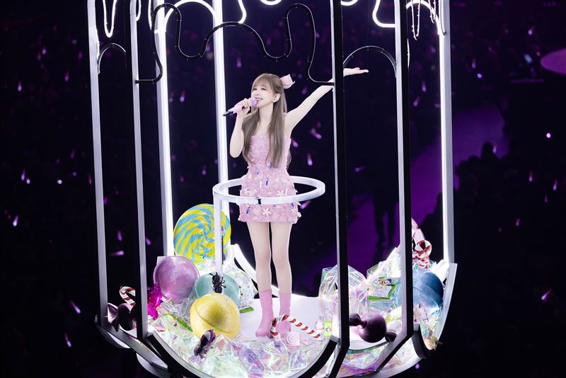 王心凌在台北小巨蛋開唱。(圖/寬宏藝術 X 天晴娛樂)