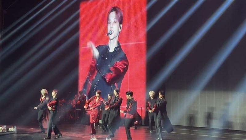 ATEEZ林口體育館開唱。（圖／讀者提供）