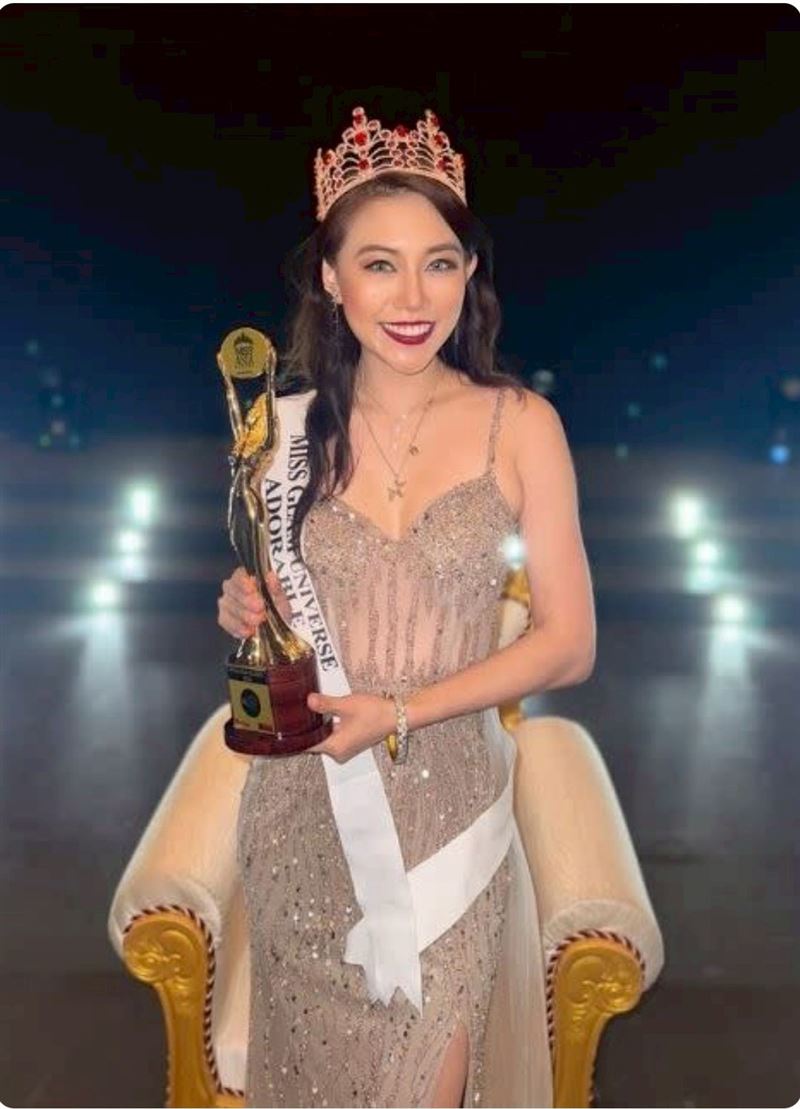 李芷宜曾代表台灣選美，在印度「環球華麗小姐」勇奪世界六強。（圖／李芷儀提供）