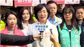 蘇巧慧今天上午赴新莊聯邦市場掃街前受訪。（圖／翻攝畫面）