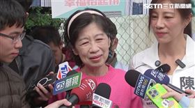 陳佩琪陪同民眾黨中和區市議員參選人陳怡君掃街受訪（圖／翻攝畫面）