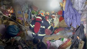 消防局,燒燙傷,回收物,嗆傷,火警,彰化,社頭,垃圾山（圖／民眾提供）