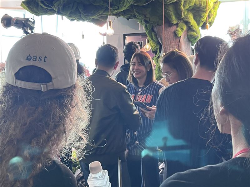 霍諾德攀爬台北101撼動全球。圖為101董事長賈永婕。（圖／記者賴俊佑攝影）