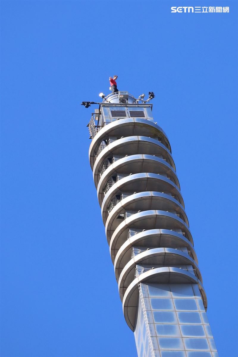 霍諾德最終順利攻頂。（圖／記者鄭孟晃攝影）