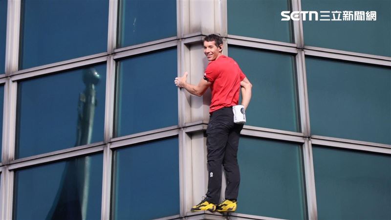霍諾德台北101爬超快!記者會提前舉行