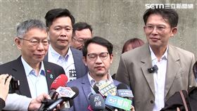 柯文哲（左）與黃國昌（右）一同受訪（圖／翻攝畫面）