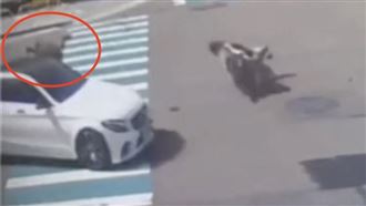 台中老夫妻遭賓士撞飛！急診醫護衝出救援