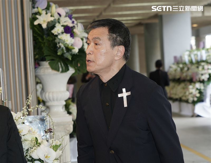 李天柱雙眼紅腫。（圖／記者趙于瑩攝影）