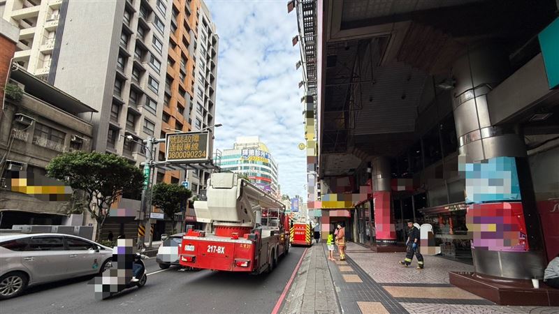 消防隊獲報到場。（圖／翻攝畫面）
