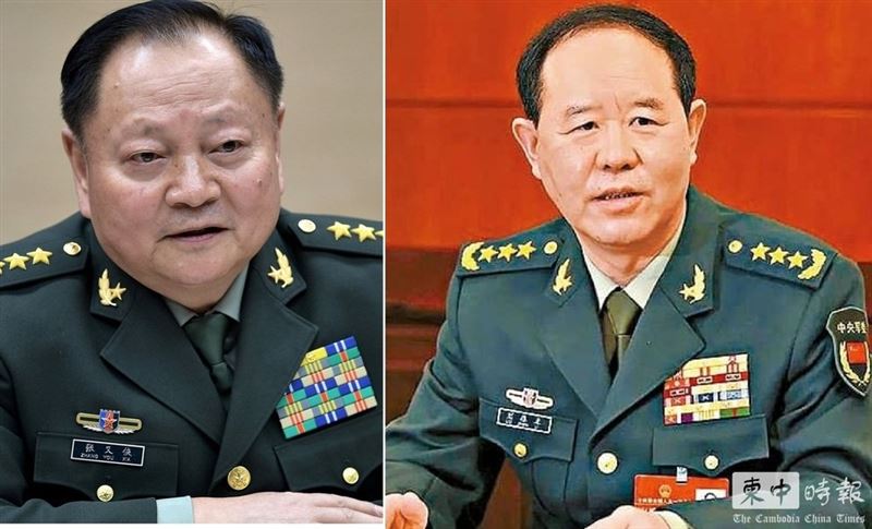 中央軍委副主席張又俠與中央軍委委員劉振立雙雙落馬。（圖／翻攝畫面）