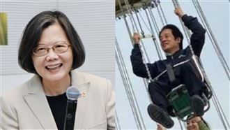 賴清德讚霍諾德徒手攀101！小英1舉網笑翻