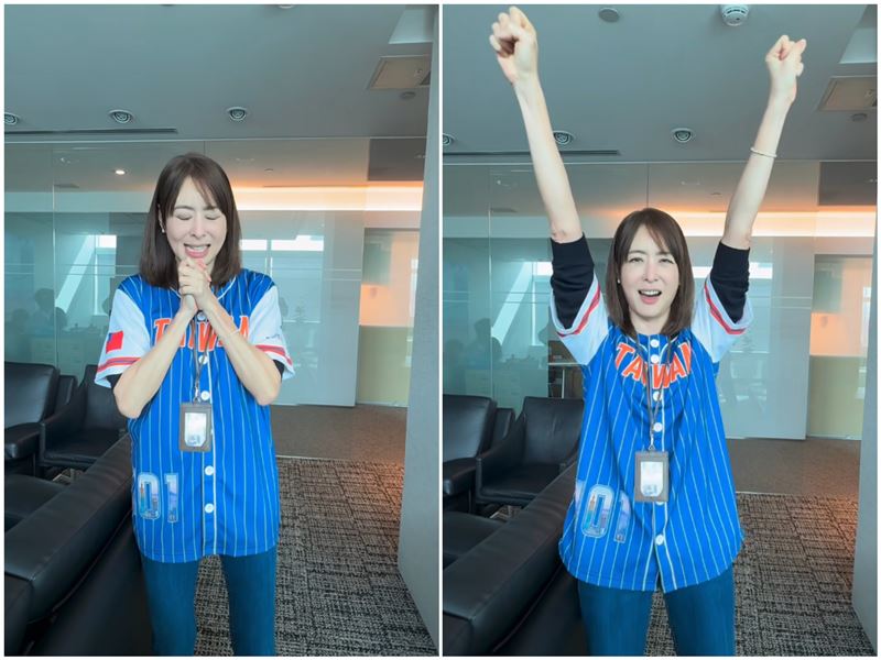 賈永婕激動喊，「我們台灣人就是有這種guts！」（圖／翻攝自賈永婕臉書）