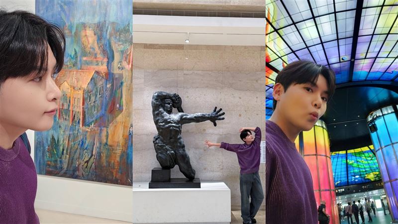 SJ厲旭在高雄行程曝光。(圖/翻攝自厲旭IG)