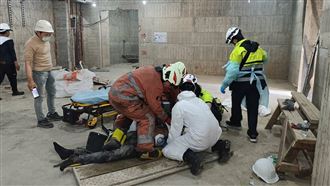 工地,建案,新竹,電梯井（圖／翻攝畫面）