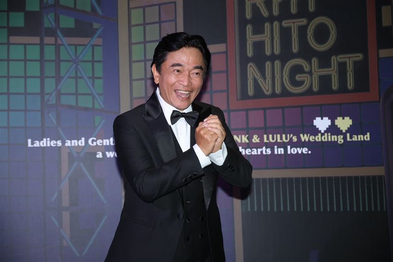 吳宗憲當證婚人。（圖／記者鄭孟晃、趙于瑩攝影）