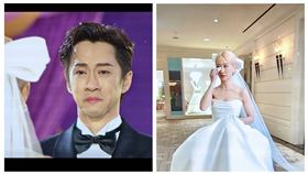 Lulu與陳漢典進場時淚崩。（圖／記者鄭孟晃翻攝）