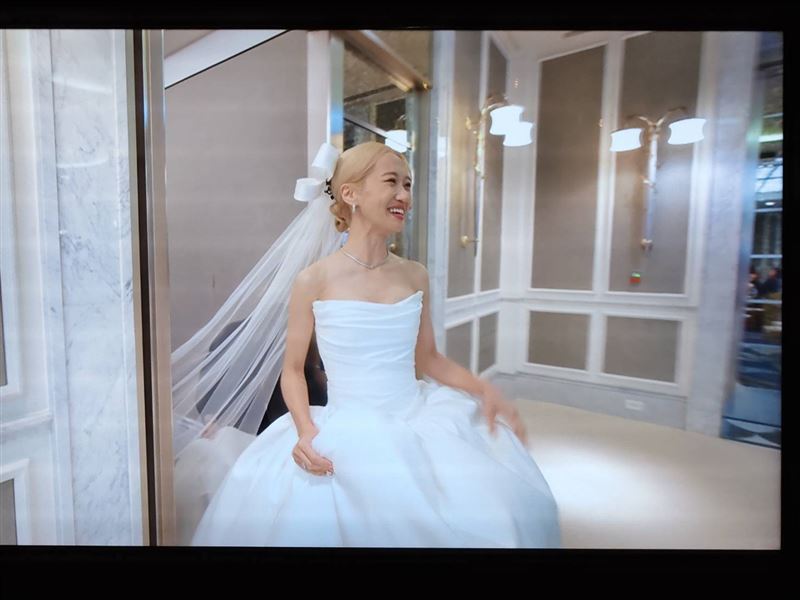 Lulu今大婚。（圖／記者鄭孟晃翻攝）