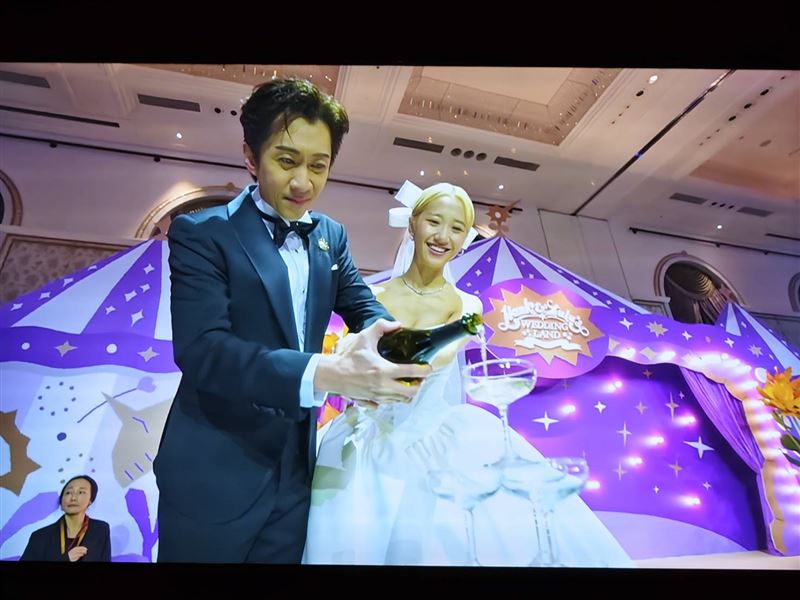 陳漢典、Lulu舉辦婚宴。（圖／記者鄭孟晃、趙于瑩攝影）