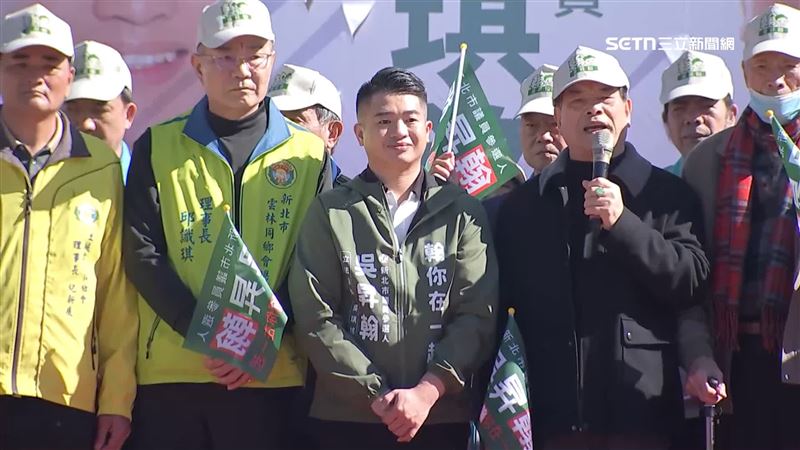 新人吳昇翰參選新北第八選區市議員，造勢場破5千人挺