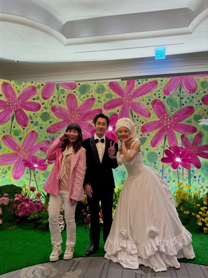 戴資穎（左起）、陳漢典、Lulu。（圖／翻攝自戴資穎/ Tai Tzu Ying臉書）