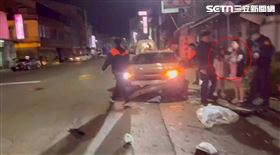 新營,酒測,新營人,女兒,保時捷,台南,酒駕（圖／翻攝畫面）