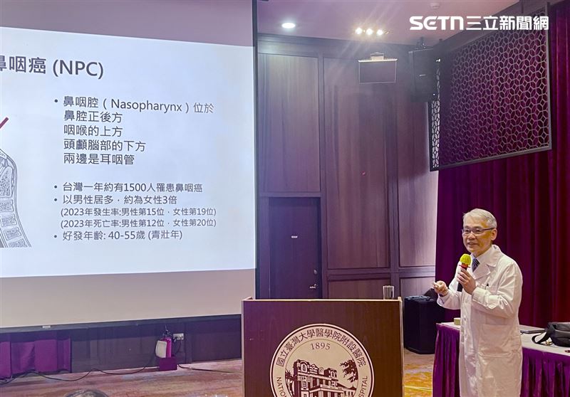 台大醫院耳鼻喉部主治醫師王成平。（圖／記者蔣季容攝影）