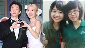 Lulu與陳漢典舉辦世紀婚禮，她曾在臉書上曬出高中嫩照，網友狂讚：「真的是有高智商又高顏值的女神」。（圖／記者鄭孟晃、趙于瑩攝影、翻攝自Lulu臉書）