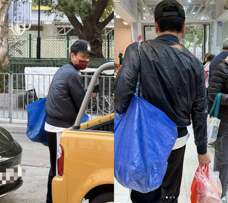 黃宗澤市場買菜身影被拍。（圖／翻攝自小紅書）