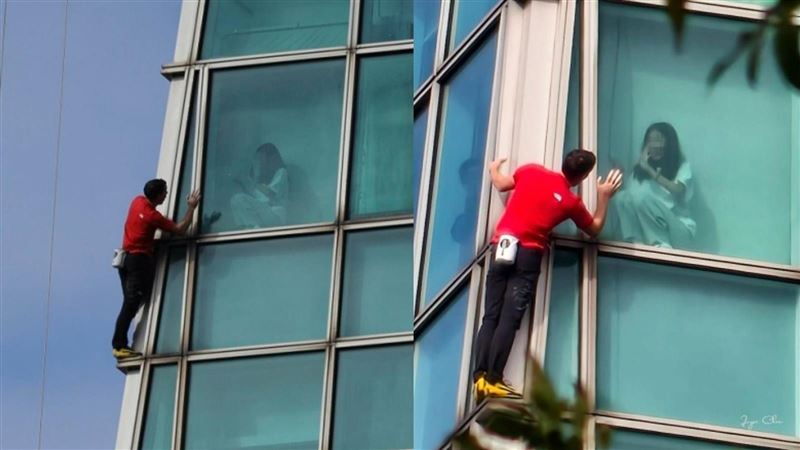 她蹲101窗邊被罵「丟臉」　女學生道歉了