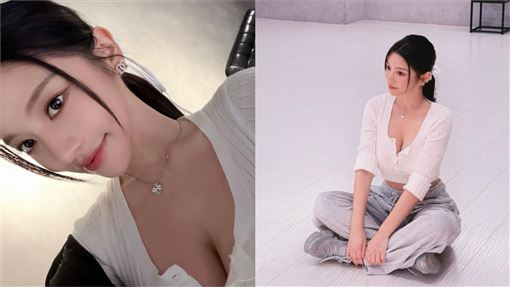 蔡瑞雪「胸器」放大招！中空衣洩深溝曝光