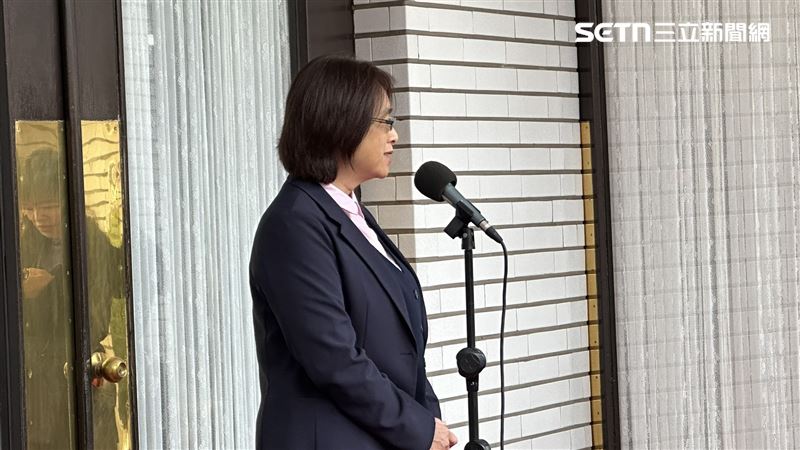 林倩綺回應藍白阻擋1.25兆元國防特別條例。（圖／記者詹宜庭攝影）