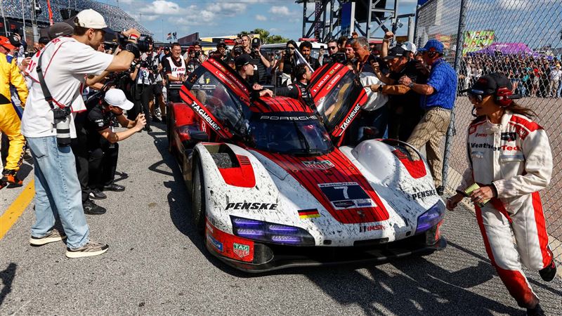 保時捷奪下2026 Daytona 24小時耐力賽。（圖／翻攝Porsche網站）