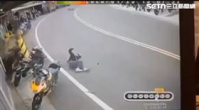 重機,中埔分局,嘉義,阿婆彎,自摔（圖／民眾提供）