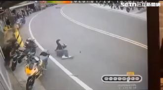 阿婆彎又出事了！20歲重機騎士自摔畫面曝