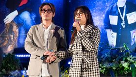 曹西平告別式。龍千玉、Jeremy。（圖／冬瓜行旅提供）