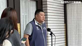 游顥受訪回應黨產條例。（圖／記者詹宜庭攝影）