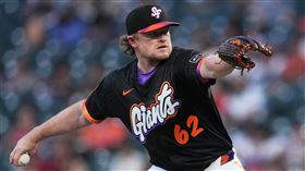 舊金山巨人王牌韋伯（Logan Webb）。（圖／美聯社／達志影像）