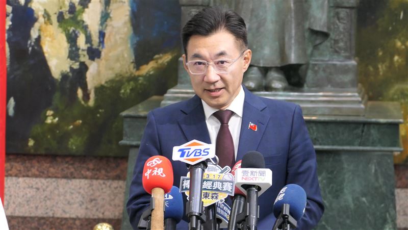 他點名江啟臣　關稅拖下去後座力落國民黨