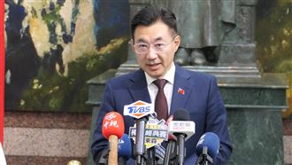 他點名江啟臣　關稅拖下去後座力落國民黨