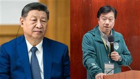 中國國家主席習近平、民進黨中國部主任吳峻鋕。（組圖／翻攝自白宮官網、民進黨提供）