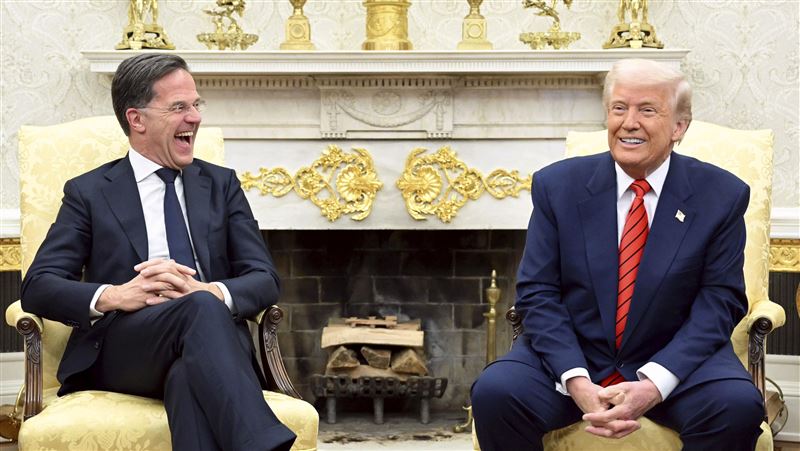 過去呂特曾稱川普為「爸爸」，引發不小爭議。（圖／美聯社／達志影像）