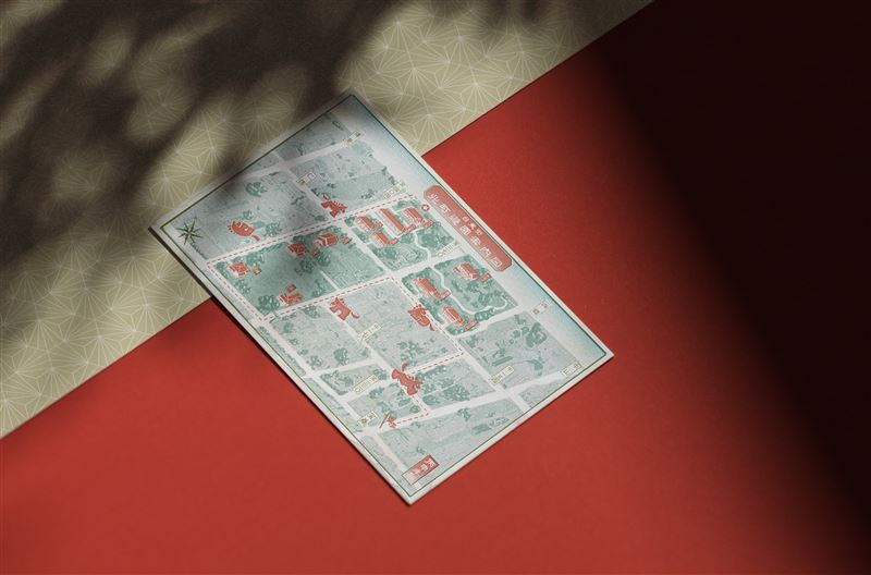 寶桑町屋邀旅人拍下入住期間的新春年味，上傳分享至Google地圖照片區，即可獲得寶桑特製的年節氛圍明信片。（圖／飯店旅宿業者提供）