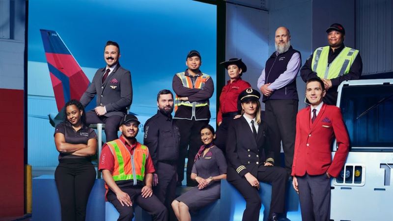 從地勤、機務到空服與飛航團隊，達美航空員工每日將安全、準點與服務品質放在首位。（圖／達美航空提供）