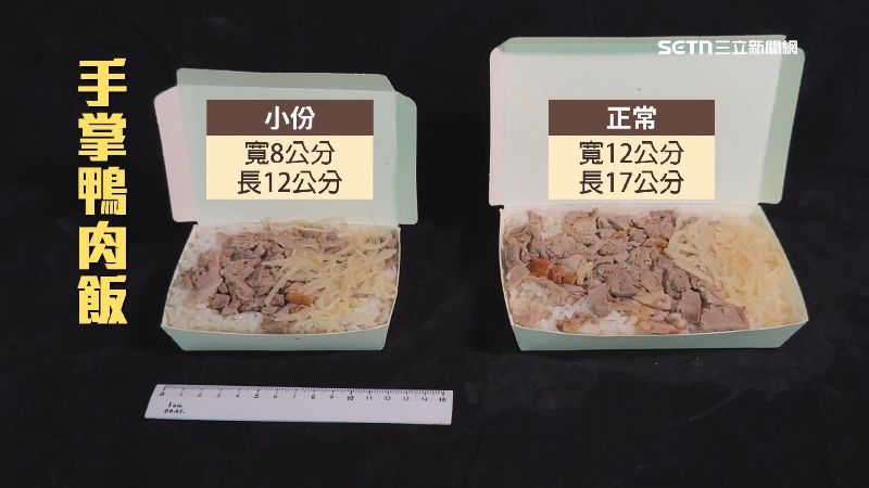 「手掌大」的鴨肉飯