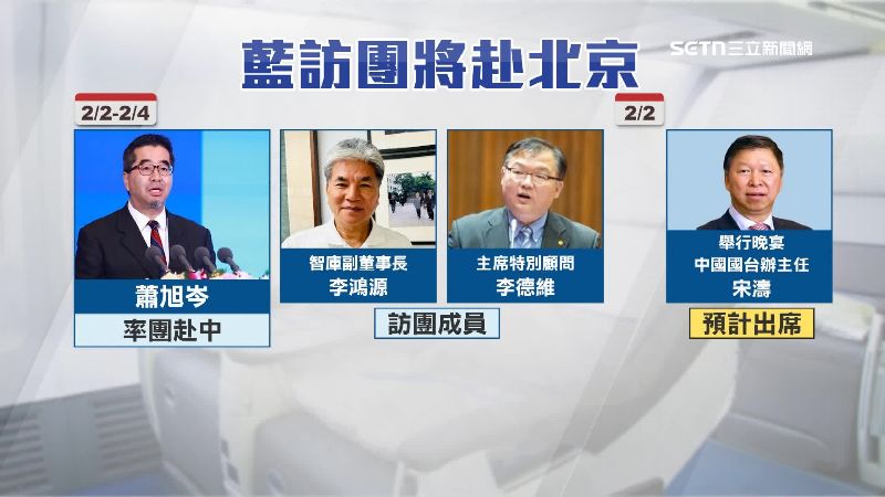 國民黨證實將赴中