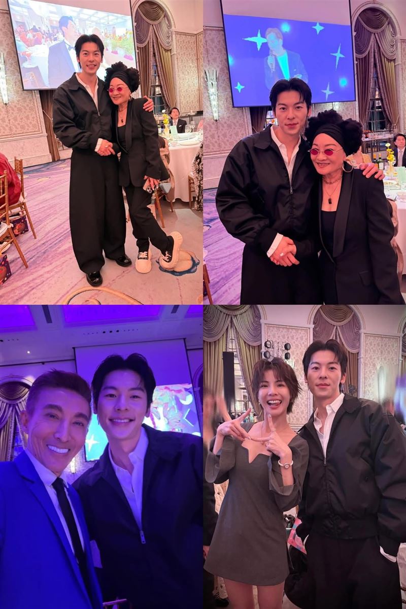 網友笑虧陳漢典忙敬酒，許光漢忙合照，笑翻：「這到底是誰結婚？」（圖／翻攝自Threads）