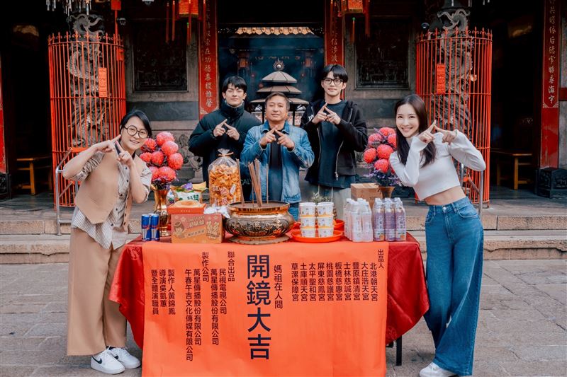 王中平、徐千京、海裕芬、王品澔、黃登楷等演員同台演出。（圖／民視提供）（圖／民視提供）